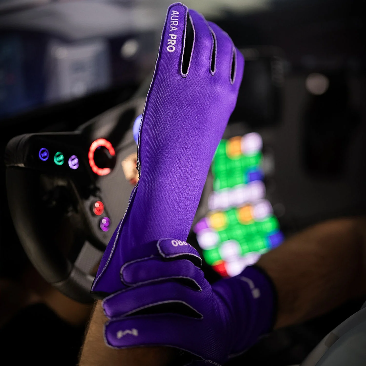 Aura Pro Purple Sector Gloves - Image 6