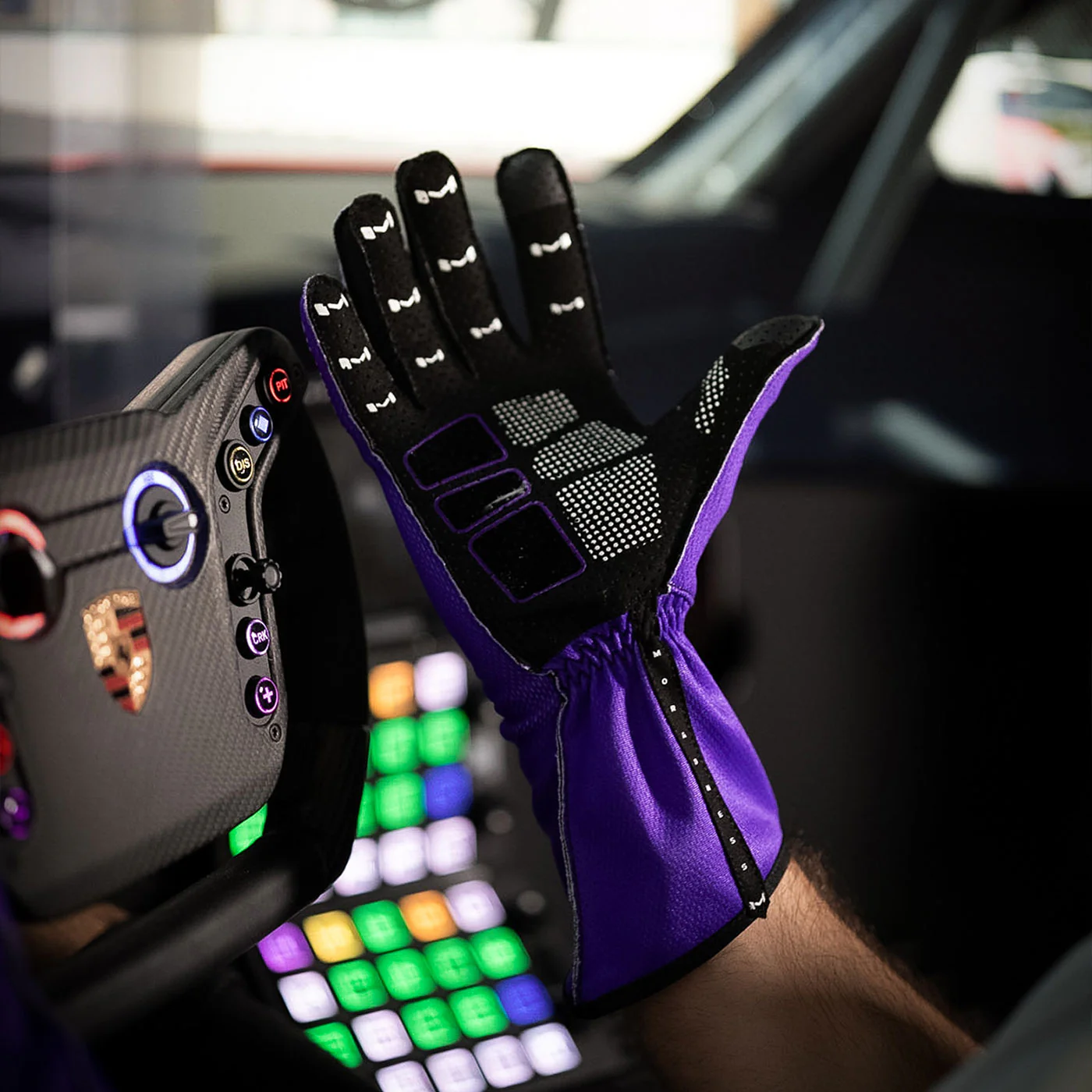 Aura Pro Purple Sector Gloves - Image 8