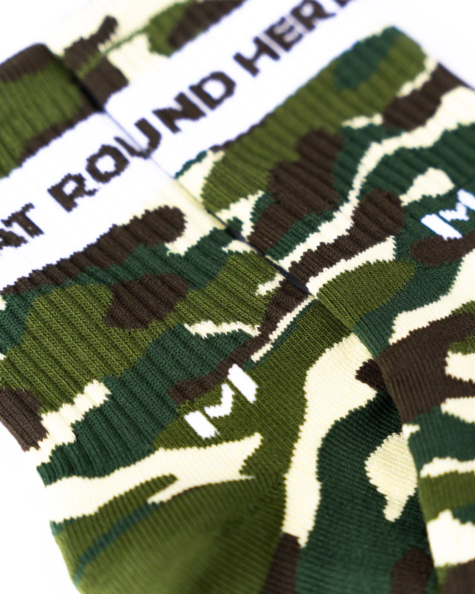 Green Camo Sim Socks - Image 6