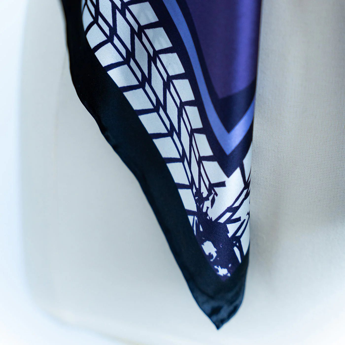 Purple Camo Silk Scarf - Image 11