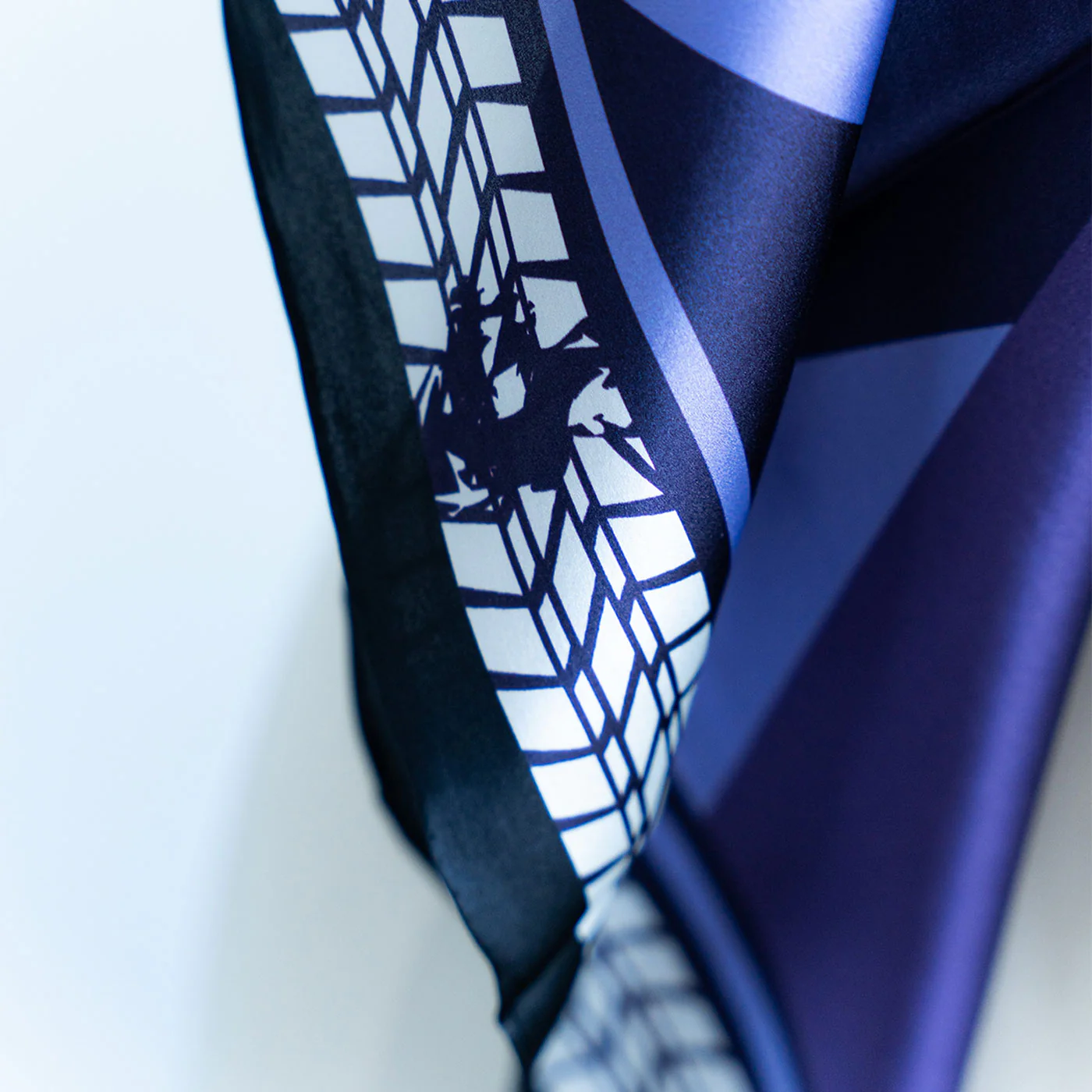 Purple Camo Silk Scarf - Image 3